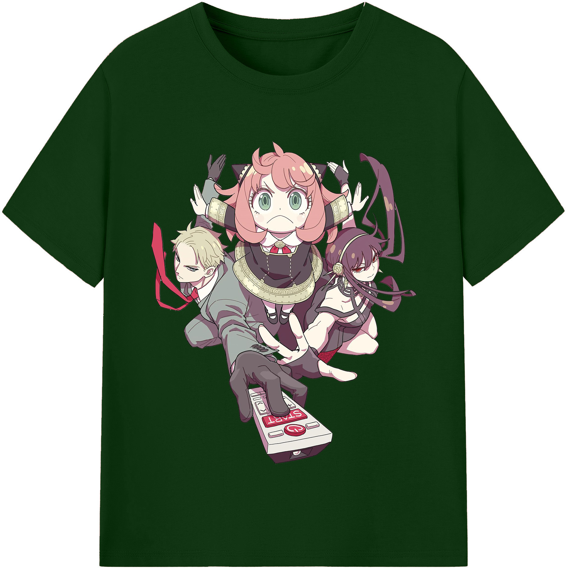 （画像用） SPY×FAMILY间谍家家酒 綿100％半袖Tシャツ（フロントプリント）